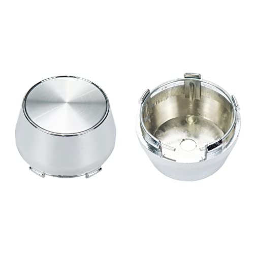 Modengzhe 4PCS Wheel Center Caps, 60mm Wheel Rim Hub Center Covers (Silver) - color: Silver