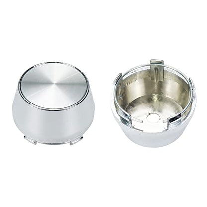 Modengzhe 4PCS Wheel Center Caps, 60mm Wheel Rim Hub Center Covers (Silver) - color: Silver