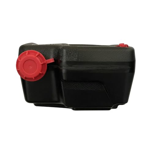 Wide Mouth 16 Quart Oil Change Drain Pan, Automotive Fluid Collection Container with Sealable Lid & Grip Handle, Low Profile Waste Oil Pan for Garage Workshop DIY Mechanics