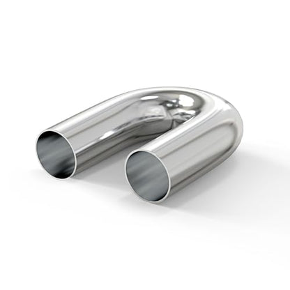 GASHER 1PCS 180 Degree Aluminum Alloy Tube Intercooler Pipe Air Intake Tube 3"OD, Leg Length 4" (100mm) - color: 180 degree, size: 3"OD (1 PC)