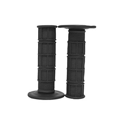 7/8" Motorcycle Hand Grips Dirt Bike Motocross Gel Handlebar 2PC - color: Black