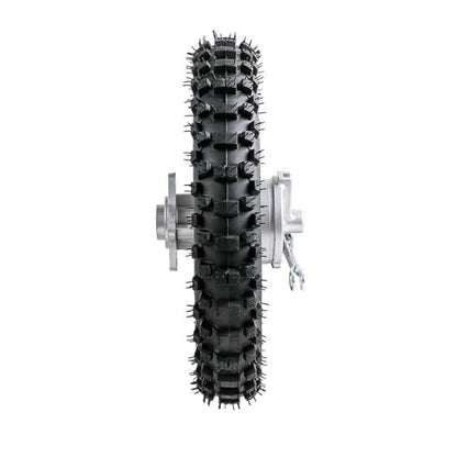 10" Rear Wheel Rim Tire Assembly 12mm Bearing 50cc 70cc 90cc 110cc Dirt Pit Pro Trail Bike CRF50 DRZ70 PW50 BBR50 TTR50 DRZ50 SSR 2.50-10 1.4x10 Rear Drum Brake (Tire: 2.50-10 with Drum Brake) - size: Tire: 2.50-10 with Drum Brake