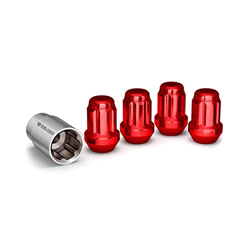 White Knight 40700SRDT Red Wheel Lock, 4 Pack, 12mm x 1.50 Thread - color: Red, size: 12mm X 1.50 Thread