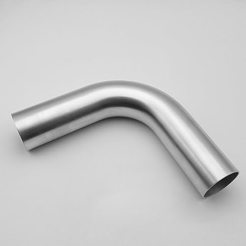 AC PERFORMANCE 2" 90° Degree Aluminum Elbow Intercooler Air Intake Tube - color: Silver 90, size: 2" (51mm)