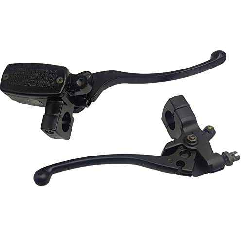 1 inch 25mm Motorcycle Handlebar Brake Master Cylinder Clutch Lever Left Clutch Lever Right Brake Master Cylinder Compatible for Honda Shadow VT600 VT750 VT1100 VT1300