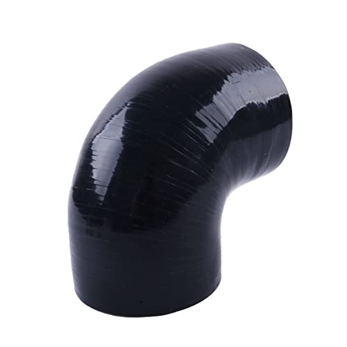 4" ID 90 Degree Elbow Silicone Coupler Reinforced Hose,4-Ply Turbo/Intercooler/Intake Piping Industrial Hydraulic (102mm) - size: 4 Inch