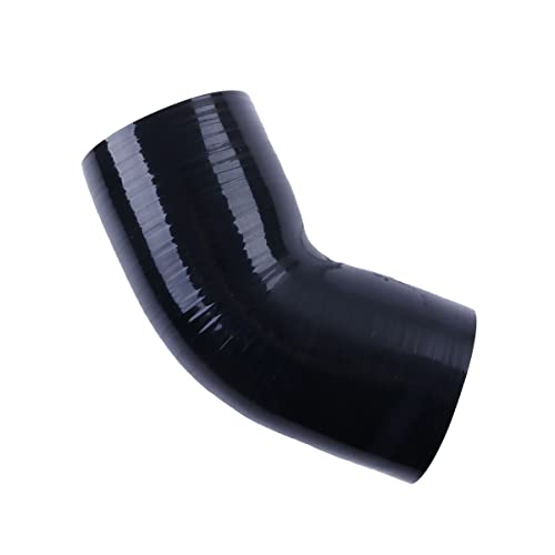 45 Degree ID 4"(102mm) Elbow Silicone Hose Intake Intercooler Coupler 4 inch Pipe,Length 102mm One Leg,4-Ply Thickness 5.4 mm - size: 45ID102(4")