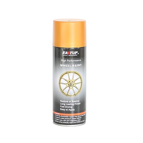 Premium Crimson Gold Metallic Wheel Paint - Brilliant Finish, High Durability, Fade-resistant, Quick Drying Rim Coating - color: #05-Crimson Gold