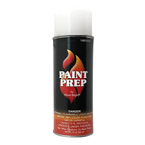 Stove Bright High Temp Spray Paint, Metallic, Up To 1200 Degrees, 12 Ounce (Pack of 1), 1A80Y010 - color: 1A80Y010 - Paint Prep