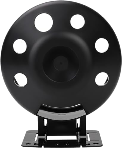 RACETECH 85mm Universal Single Gauge Mounting Cup & Stand – Black - color: Black, size: 85mm (3-3/8")