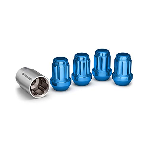 White Knight 40700SBLT Blue Wheel Lock, 4 Pack, 12mm x 1.50 Thread - color: Blue, size: 12mm X 1.50 Thread