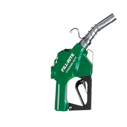 Fill-Rite SDN100GAN 1” 5 to 25 GPM Automatic Standard Duty Fuel Transfer Nozzle, Green - For Gasoline, Diesel, Biodiesel up to B20, E15 & Kerosene - style: 1" Standard Nozzle (Green)