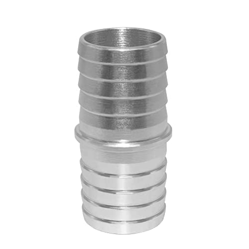 3/4" Aluminum Hose Barb Splice Coupler Repair Fitting (1 Pcs) - size: 3/4"x3/4"
