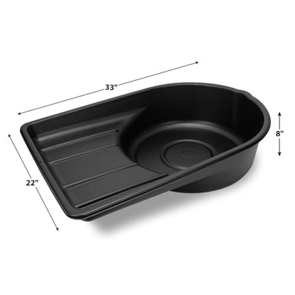 Performance Tool W4072 7.5 Gallon Polyethylene Oil Drain Tub - style: 7.5 Gallon Plastic Oil Drain Pan