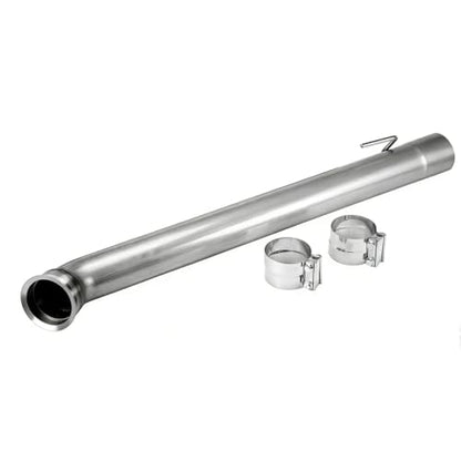 Stainless Steel Exhaust Pipe Kit for 2019-2025 Dodge Ram 2500/3500 6.7L 4" Powerstroke Diesel - size: for 2019-2025 Ram 2500/3500