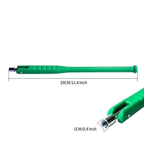 Tire Valve Core Removal Tool No Scratch, High-Intensity Tire Valve Stem Puller/Installation Repair Tool Replacement for Universial Car, Truck, Motorcycle, Bike (Green)