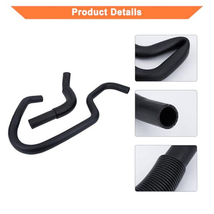 Engine Radiator Coolant Hose Kit(Upper & Lower 2PCS).Replaces Part # 22827731 22827735.Fit for Cadillac Escalade Chevy Silverado Suburban GMC Yukon 2007-2014.