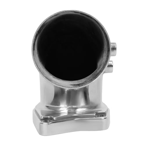 Turbo Air Intake Elbow Pipe Compatible with 03-07 F-250 F-350 F-450 - color: Silvery
