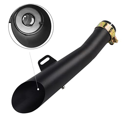 FLYPIG Exhaust Pipe 38-51mm (1.5-2.01") Adjustable for Yamaha YZF R6, 06-18
