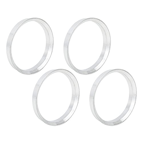 X AUTOHAUX 4pcs 66.1 to 60.1 mm Aluminium Alloy Hub Centric Rings - size: 60.1mm