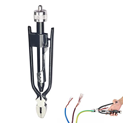 6" Reversible Safety Wire Twist Pliers, Aircraft Wire Pliers Aviation Reversible Wire Twister Tool Industry Grade Electrical Pliers Auto Lock Fuse Pliers