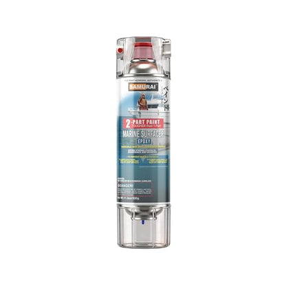 SAMURAI 2-Part Spray Paint Epoxy Primer for Marine Surfacer (Primer Grey, Pack of 1 Can)