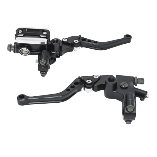 Brake Lever 7/8" 22mm Handlebar, Brake Master Cylinder Clutch Lever CNC - color: Black