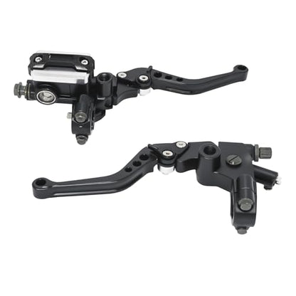 Brake Lever 7/8" 22mm Handlebar, Brake Master Cylinder Clutch Lever CNC - color: Black