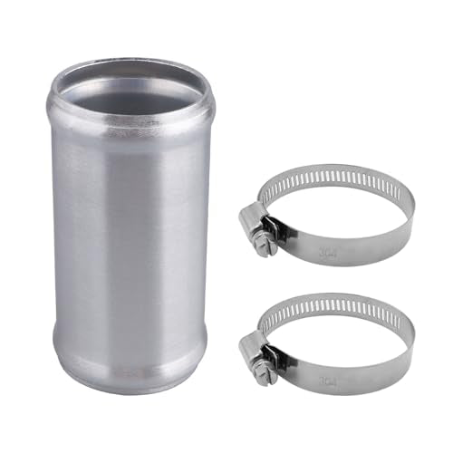 AC PERFORMANCE OD 2" Aluminum Tube Hose Joiner with Clamps - size: 2" (51mm)