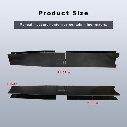 Frame Repair Kit Fit for 2nd Gen Chevy Silverado & 3rd Gen GMC Sierra 1500 2007-2014 Ext/Crew Cab, Full Center Section, E-Coat Weld-On Rust Silverado Frame Repair Patch