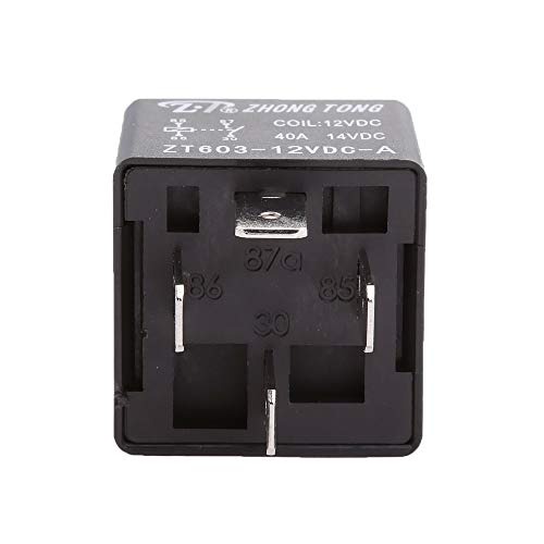 ESUPPORT Car Relay 12V 40A SPST 4Pin Relays Switch Automotive - color: 40A 4Pin SPST