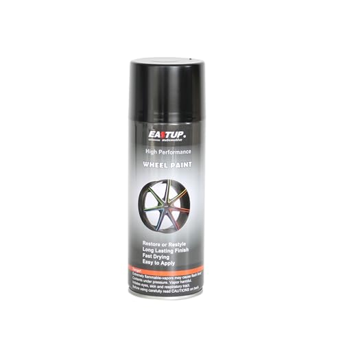 Premium -Satin Black Wheel Paint - Brilliant Finish, High Durability, Fade-resistant, Quick Drying Rim Coating - color: #32-Satin Black