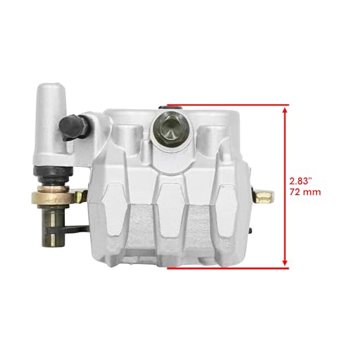 Caltric Front And Rear Brake Caliper with Pads Compatible with Yamaha Rhino 450 Yxr450 4X4 2006 2007 2008 2009