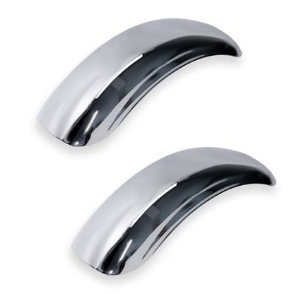 JMCHstore Universal Chrome Wide Fender for for Coleman CT200U CT200UEX BT200X, Mudguard for Axis M200 Viper 200 HS200 196cc Off-Road Mini Bike 8 inch rim parts (200CC) - size: 200CC