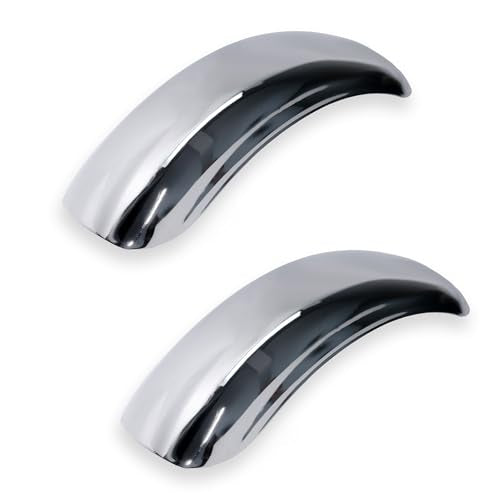 JMCHstore Universal Chrome Wide Fender for for Coleman CT200U CT200UEX BT200X, Mudguard for Axis M200 Viper 200 HS200 196cc Off-Road Mini Bike 8 inch rim parts (200CC) - size: 200CC