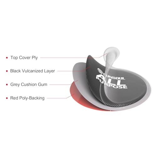 SUNSOUL 30Pcs Heavy Duty Tire Patches, 3-1/8"(79mm) Tire Repair Patches - size: SGR79-30pcs