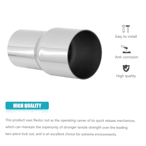 Universal 1.75'' OD to 2'' ID Exhaust Pipe Adapter Connector Reducer 304 Stainless Steel 1.75 Inch to 2.0 Inch 1 3/4” OD to 2” ID kit - size: 1.75" OD to 2" ID