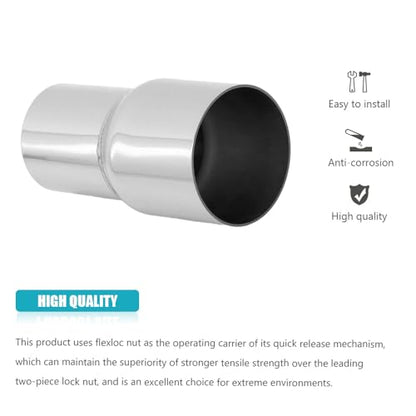 Universal 1.75'' OD to 2'' ID Exhaust Pipe Adapter Connector Reducer 304 Stainless Steel 1.75 Inch to 2.0 Inch 1 3/4” OD to 2” ID kit - size: 1.75" OD to 2" ID