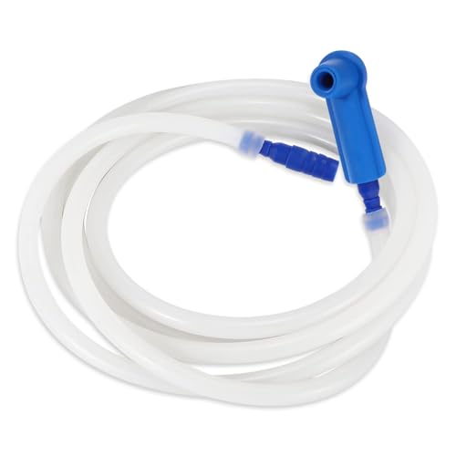 6.56 Ft Brake Fluid Bleeder Hose, Brake Bleeder Kit, One Way Check Valve Tube Bleeding Tool Kit, Oil Fluid Extractor Connection Hose for Car Braking System Repair Tool (6.56 Ft) - color: 6.56 Ft
