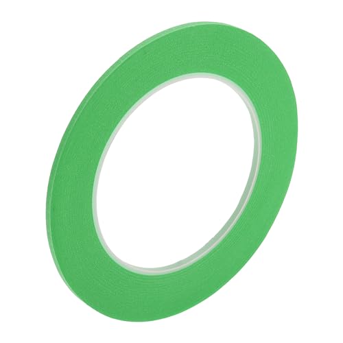 Masking Tape, 0.1 Inches x 32.8 Yards DIY Car Auto Paint Painters Tape Green, 1 Pc - color: Green, size: 0.1 Inches x 32.8 Yards