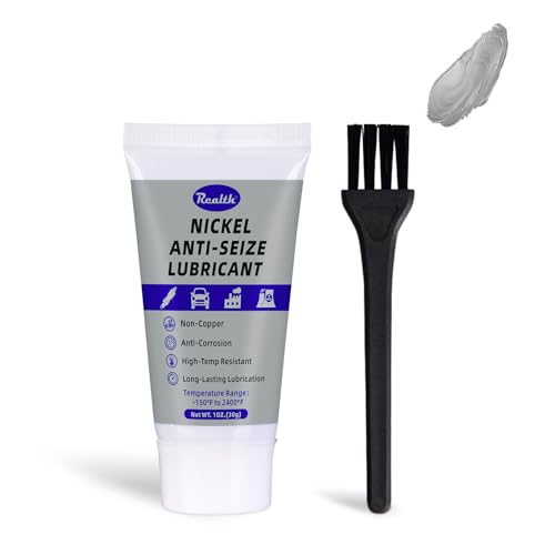 Realth Nickel Anti-Seize Lubricant 1 oz. High Temp Anti Seize Grease - color: Nickel, size: 30g