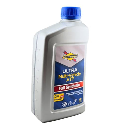 Full Synthetic Multi-Vehicle Automatic Transmission Fluid – Sunoco Ultra ATF – CVT Compatible – 1 Quart (Pack of 6)