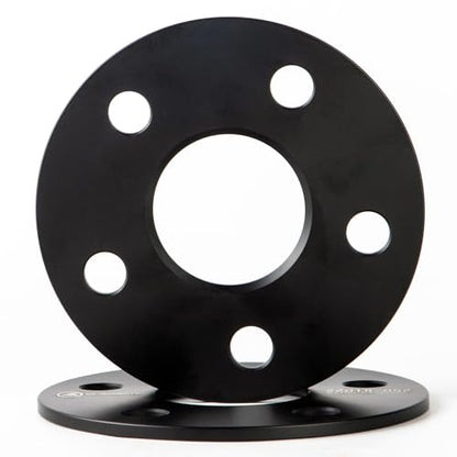 Black Forged 5x100 Hubcentric Wheel Spacers 3mm with 54.1mm Center Bore (NO Lip) Compatible with Toyota-Lexus-Scion-Pontiac 5 Lug - Pack of 2 - size: 3mm - Pack of 2