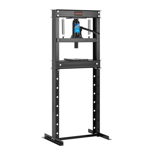 Garvee 12 Ton H-Frame Hydraulic Shop Press,Black - color: Black, size: 12Ton