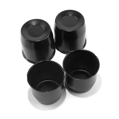 4Pcs 4.25" OD 4.33" H Push Through Trailer Wheel Center Cap for Rim - color: Matt Black, size: 4.25" Hub 4.33" H