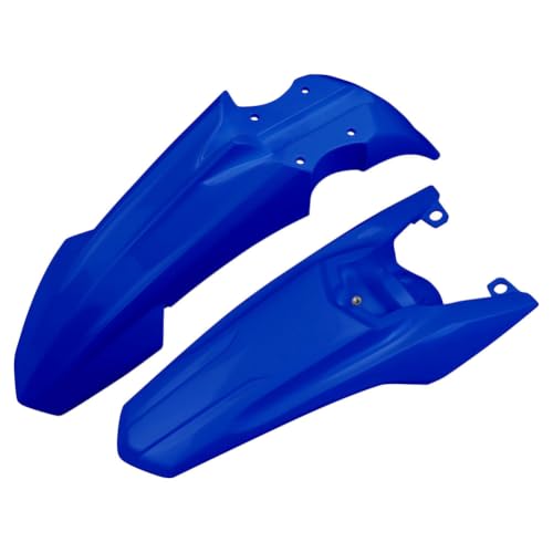 UFO PLAST Front/Rear Fender Kit - Replacement Dirt Bike Front and Rear Mud Guard - Compatible with Yamaha YZ65 2018-2027 - color: Blue