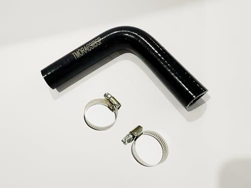 5/8"ID Heater Hose 4''x4" Long LS Swap For LS1 LS3 LQ4(Black) - color: Black