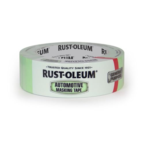 IPG Rust-Oleum Green Automotive Masking Tape, Light Green, 1.41" x 35yd, Single Roll - color: Green, size: 1.41" x 35yd