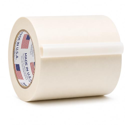 WOD Utility Grade General Purpose Masking Tape, 12 inch x 60 yds (Pack of 1) Great for Home or Office, Painting, or Labeling, Adhesive Leaves no Residue - size: 12 inch - Pack of 1