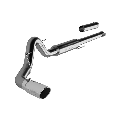 MBRP S5259AL 4" Cat Back, Single Exhaust System (Aluminized Steel) - color: Aluminized Steel